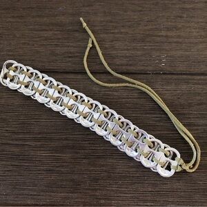 Save the sea turtle can tab bracelet